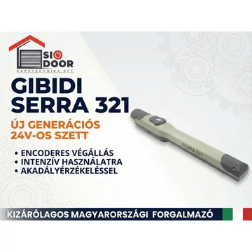 GIBIDI SERRA 321 kétszárnyú kapunyitó szett