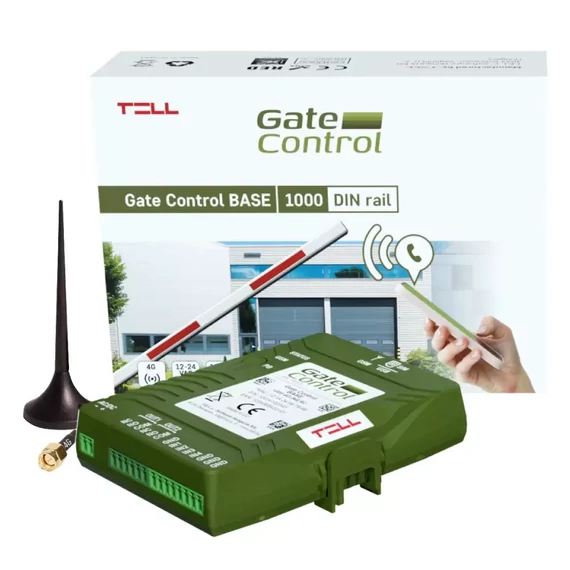 GSM Gate Control  BASE 1000 DIN sínre - 4G.IN4.R2