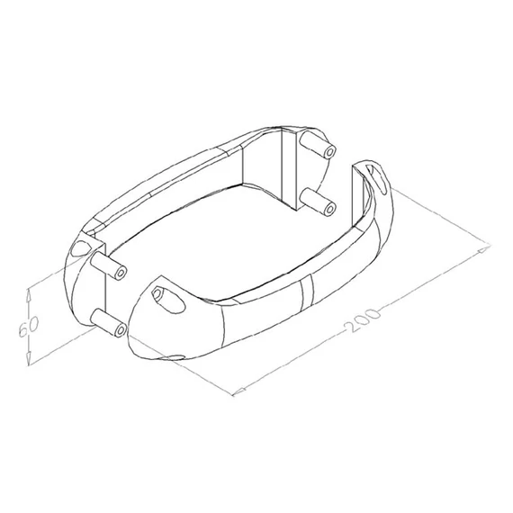 Műanyag Fogantyú Szekcionált Garázskapukhoz