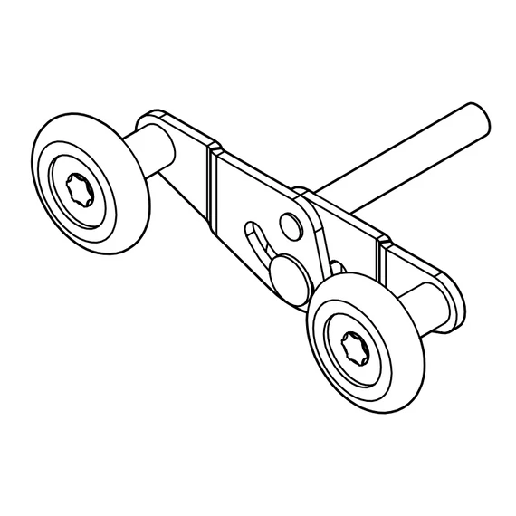 Garázskapu - Tandem görgő