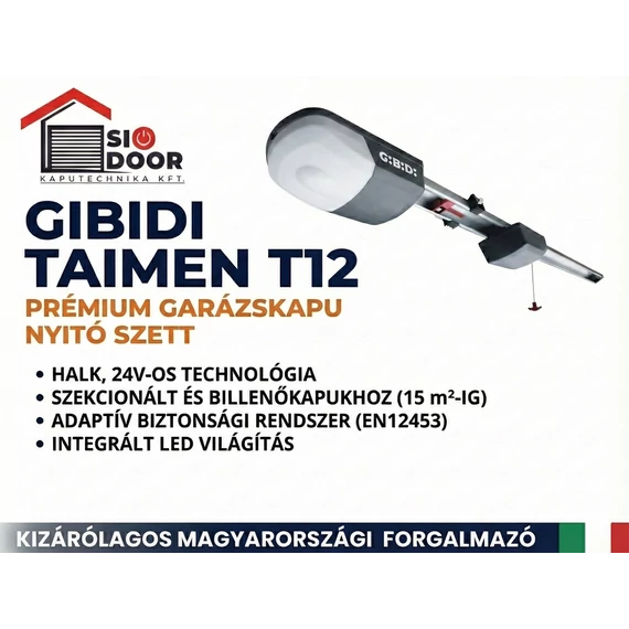 GIBIDI TAIMEN T12 garázskapu motor szett