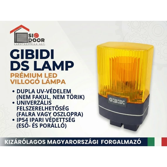 GIBIDI DSL Villogó lámpa 12-230 V